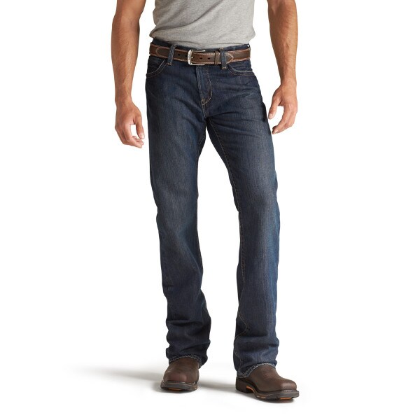 2Q Ariat FR M4 Low Rise Boot Cut Jeans Shale